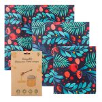 3-piece Beeswax Fresh-keeping Cloth Degradable Wrapping Paper