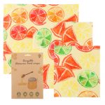 3-piece Beeswax Fresh-keeping Cloth Degradable Wrapping Paper